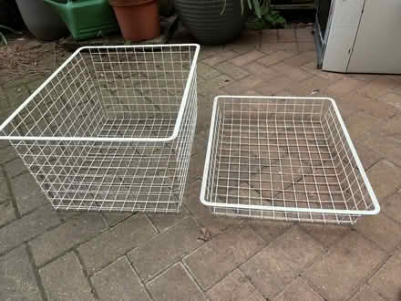 Photo of free 2 wire baskets (Lexden CO3) #3
