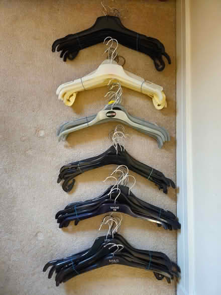 Photo of free 60 clothes hangers (Walton) #1