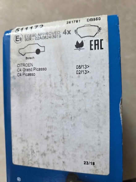 Photo of free Citroën Brake Pads (Kempshott, Basingstoke) #2