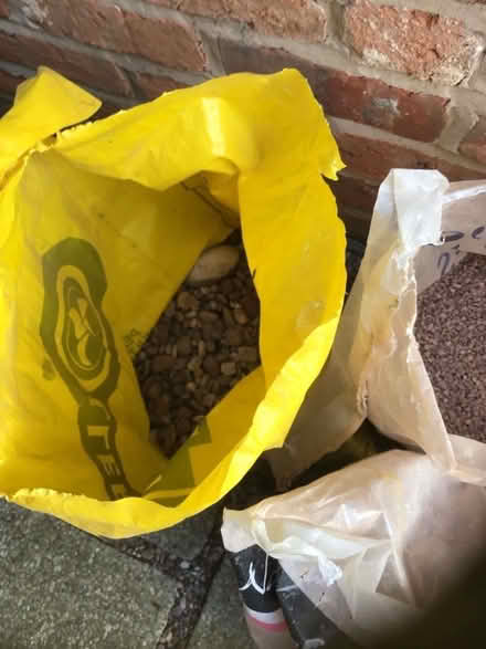 Photo of free Part bags of stones, chippings, pebbles etc - job lot (Alderley Edge SK9) #3