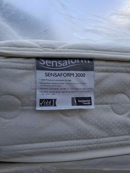 Photo of free Double ottoman bed with mattress (Collier Row) #3