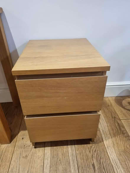 Photo of free TWO bedside tables with double drawers (Northchurch HP4) #1