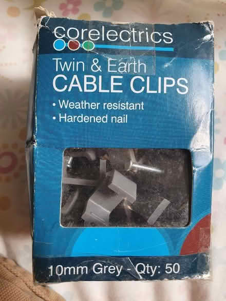 Photo of free 10mm Twin And Earth Cable Clips (Middleton DE4) #1