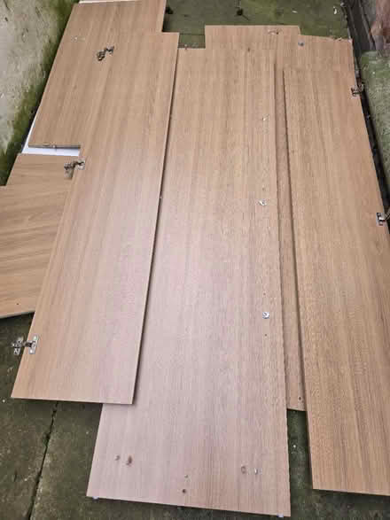 Photo of free Tall wood wardrobe pieces (B44 Kingstanding) #2