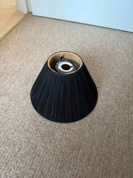 Photo of free Black lamp shade (Chiswick) #1