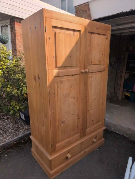 Photo of free Wardrobe solid but could do with painting. (Hockley Heath CP B94) #1