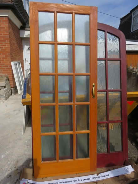 Photo of free internal hardwood glazed door (Cam GL11) #1