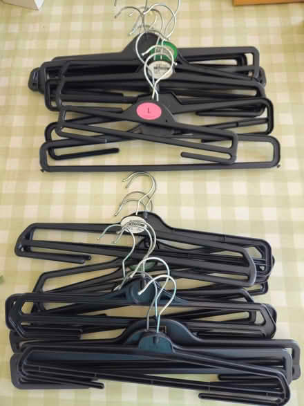 Photo of free 20 black trouser hangers (Walton) #1