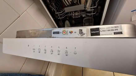 Photo of free Hotpoint slimline dishwasher available from mid April (Swinford OX29) #3