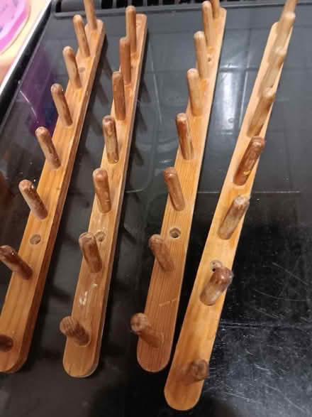 Photo of free 4 Wooden Spice racks (Soho WC2H) #1