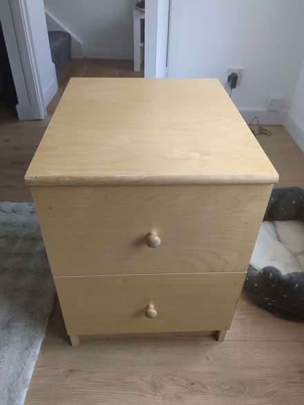 Photo of free Small bedside table 48x40x53cm (Townhill KY12) #1