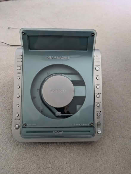 Photo of free Sony Dream Machine CD FM/MW/LW Radio alarm clock (Forest Hall NE12) #1