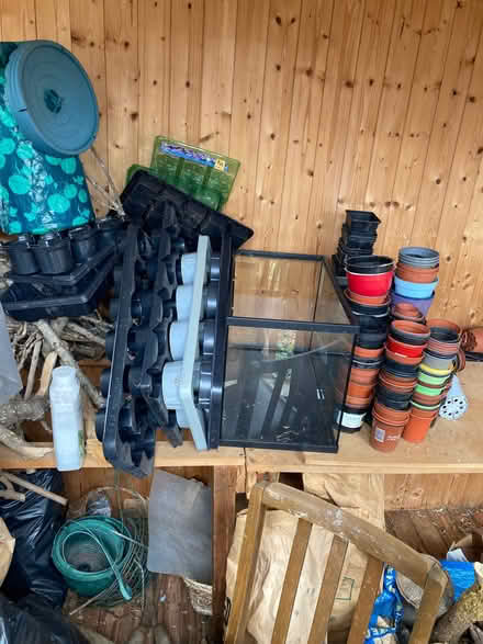 Photo of free Small plant Pots trays hanging baskets (Stainton CA11) #1