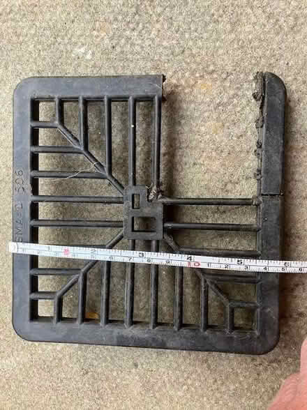 Photo of free Gutter grid 150x150mm with corner cut out (Cheadle Hulme SK8) #3