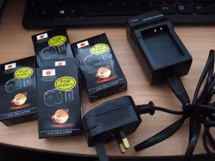 Photo of free 4 New Batteries for M1/BXM-10 Camcorder with Mains Charger (Coppull PR7) #1