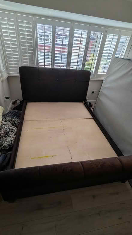 Photo of free Queen Size Double Bed (Frame only) (Swinton M27) #1