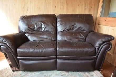 Photo of free Two Electric reclining leather sofas (Trench TF2) #1
