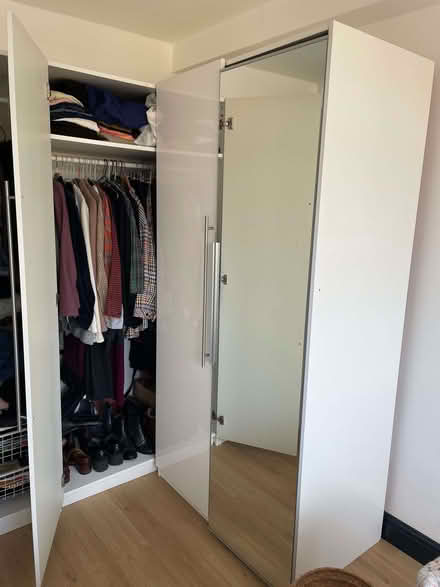 Photo of free IKEA Corner Wardrobe in Very Good Condition. (Elephant and castle SE1) #4