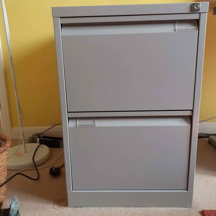 Photo of free Metal 2 drawer filing cabinet (Datchet SL3) #1