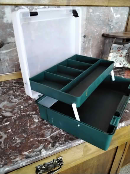 Photo of free Small plastic storage box (Allerton L18) #1