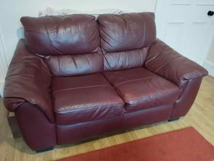 Photo of free 2 leather style sofas (Morningside EH10) #1