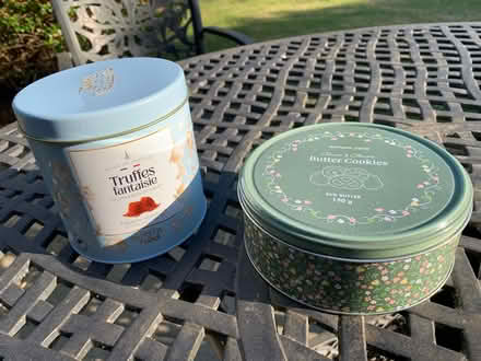 Photo of free Two Small Biscuit Tins (New Malden, KT3) #1