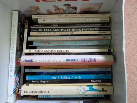 Photo of free Box of sewing books (Woolstone MK15) #1