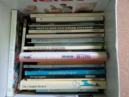Photo of free Box of sewing books (Woolstone MK15) #1