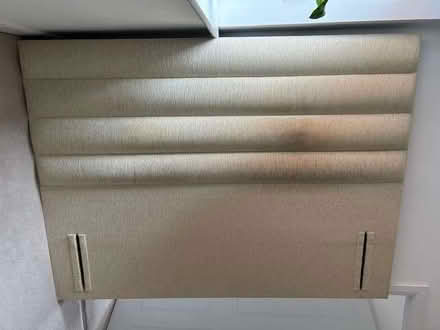 Photo of free Superking cream padded headboard (Wokingham RG40) #1