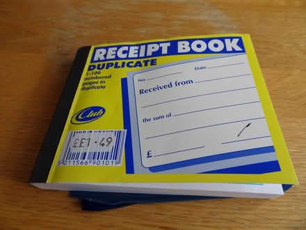 Photo of free Receipt book (Eaton NR4) #1