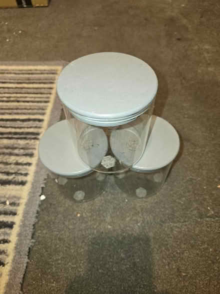Photo of free 3 glass upcycled jars (West Croydon CR0) #1