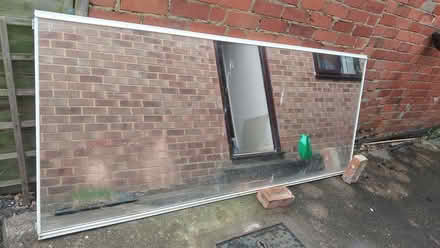 Photo of free Huge mirror. Silvering is still good. Been outside for years (Wolverton MK12) #1