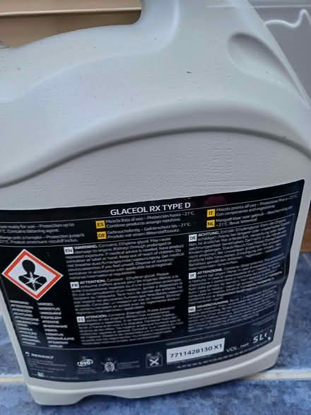 Photo of free Engine coolant. (Stone Cross BN23) #2