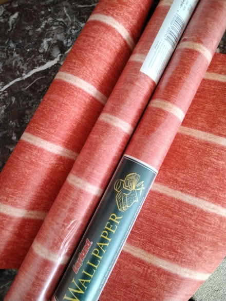 Photo of free 2 full rolls and part used roll wallpaper (Allerton L18) #1