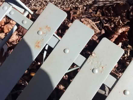 Photo of free garden table and two chairs (Scotstoun, Glasgow) #3