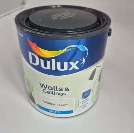 Photo of free 2.5ltr Unopened Dulux Matt Willow Tree Emulsion (CT7) #1
