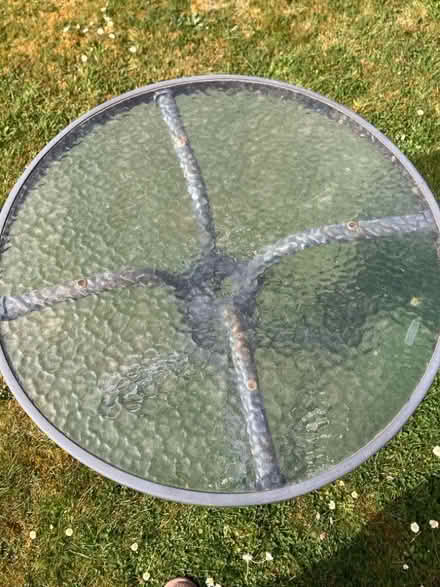 Photo of free Outdoor Glass Bistro Table (Chellaston DE73) #2