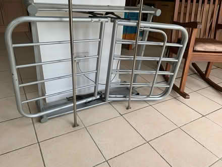 Photo of free Single metal futon, with or without a mattress (Sutton Courtenay OX14) #1