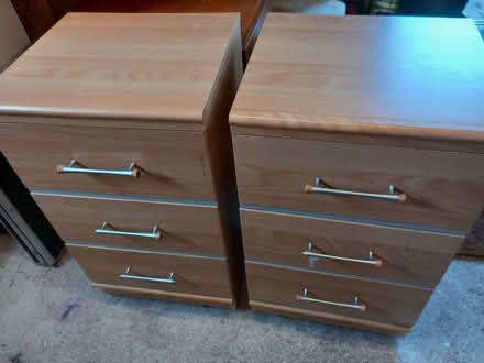 Photo of free 2 small chest of drawers on castors (Colchester CO1) #1