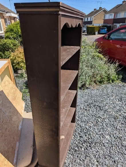 Photo of free Old Painted Solid Pine Bookshelf (Grangeway area NN10) #4