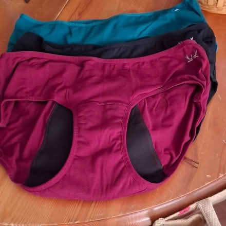 Photo of free 3 pairs of period pants (Forest Green GL6) #1