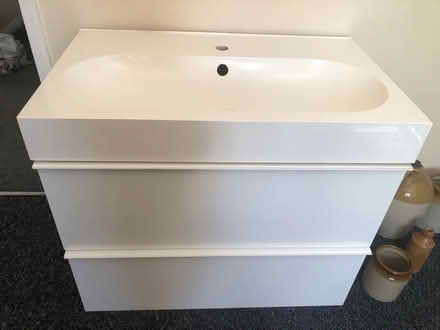 Photo of free Ikea bathroom vanity unit + basin (Kendal) #2