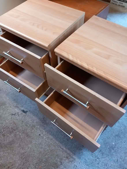 Photo of free 2 small chest of drawers on castors (Colchester CO1) #2