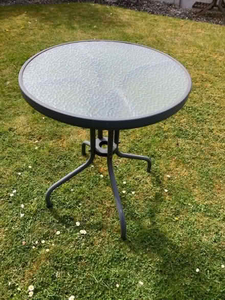 Photo of free Outdoor Glass Bistro Table (Chellaston DE73) #1