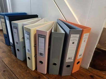 Photo of free Lever arch folders and box file (GU2 Stoughton) #2