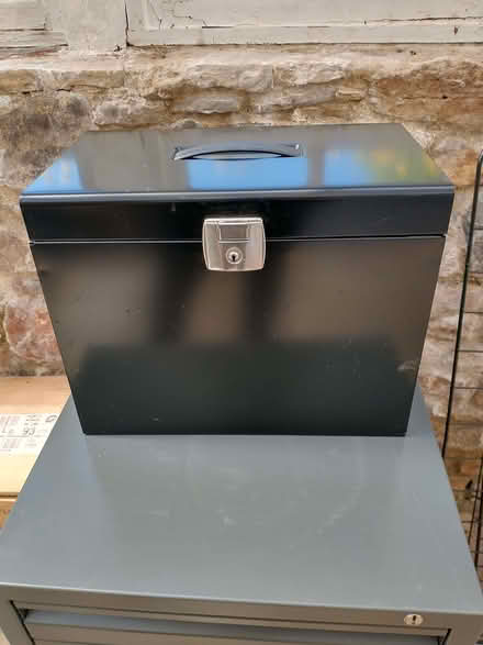 Photo of free Small filing cabinet with files (North Wootton BA4) #3