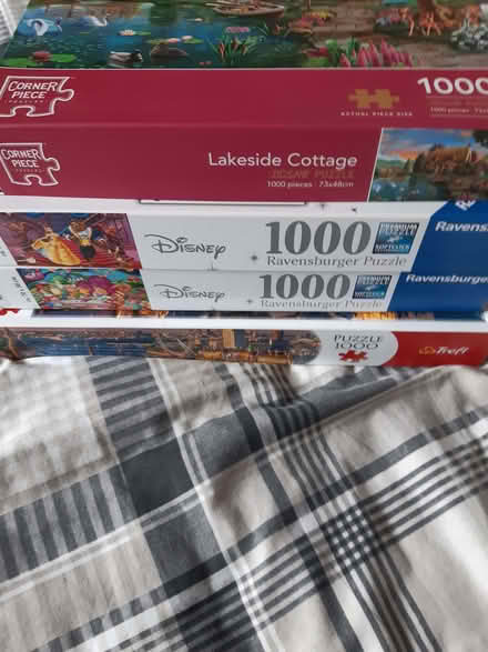Photo of free 4 x 1000 piece puzzles (Bexhill TN39) #1