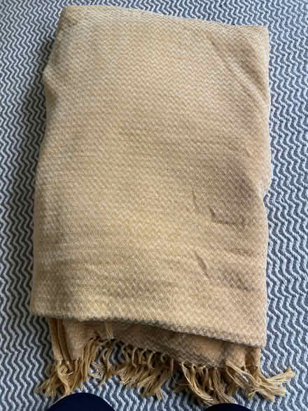 Photo of free Large yellow blanket (Marsh LA1) #1