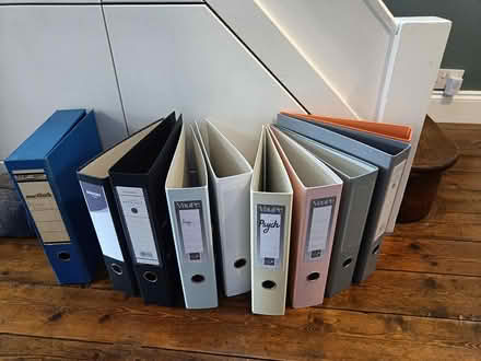 Photo of free Lever arch folders and box file (GU2 Stoughton) #1