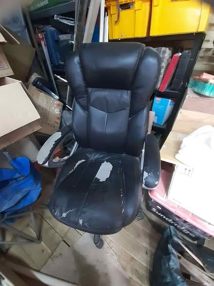 Photo of free Black office chair (Old Walcot SN3) #1